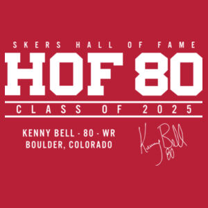 HOF 80 Tee Design