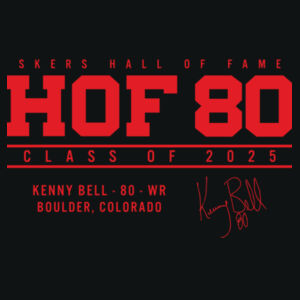 HOF 80 Hooded Long Sleeve Design