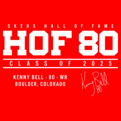 HOF 80 Hoodie Design
