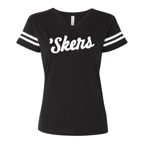 'Skers Womens V Neck Tee Thumbnail